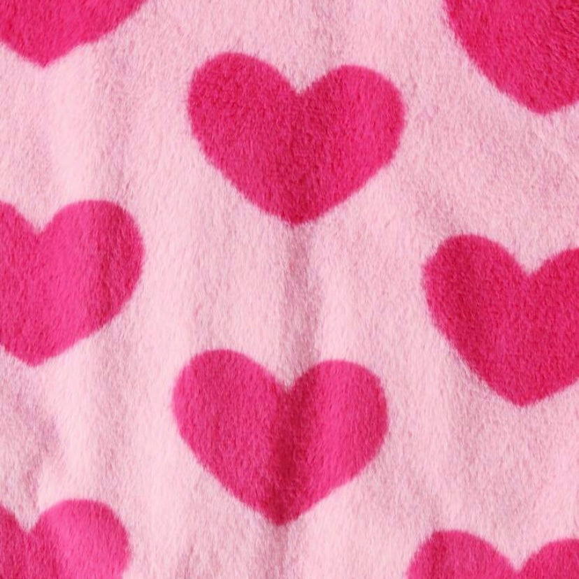 Suéter de corazones afelpado