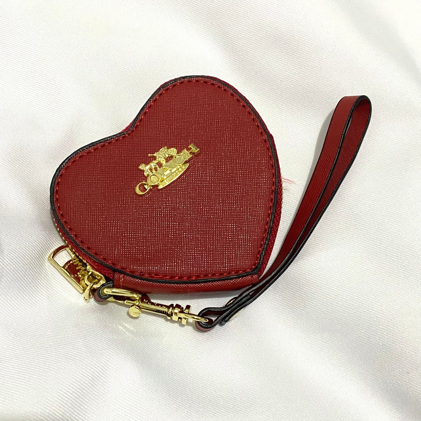 Monedero de corazón tipo Coach