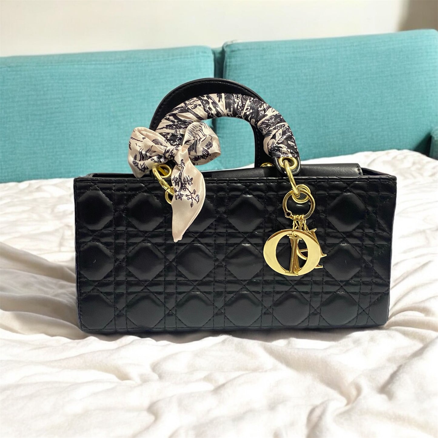 Bolso mediano Lady-D, Joy, tipo Dior