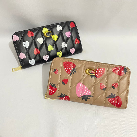 Cartera larga, con caja