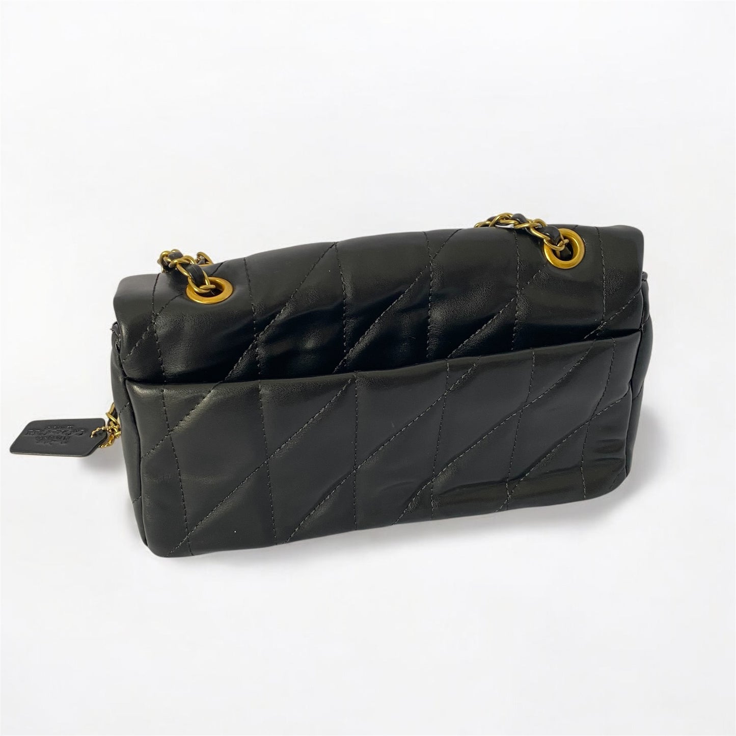 Tabby tipo Coach, acolchada.