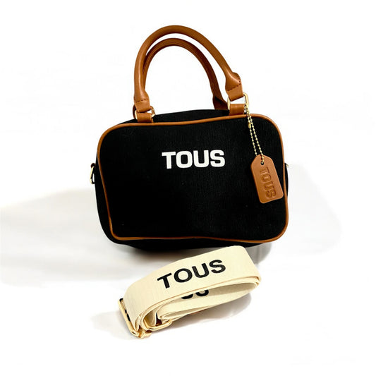 Crossbody de tela tipo Tous